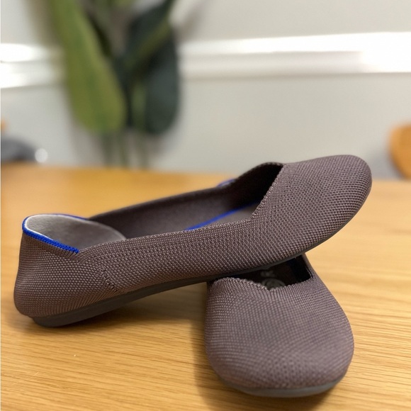 Rothy’s The Flat Round Toe – Retired Color “Mink” – Size 7.5  Washable Eco Flats - Picture 5 of 12